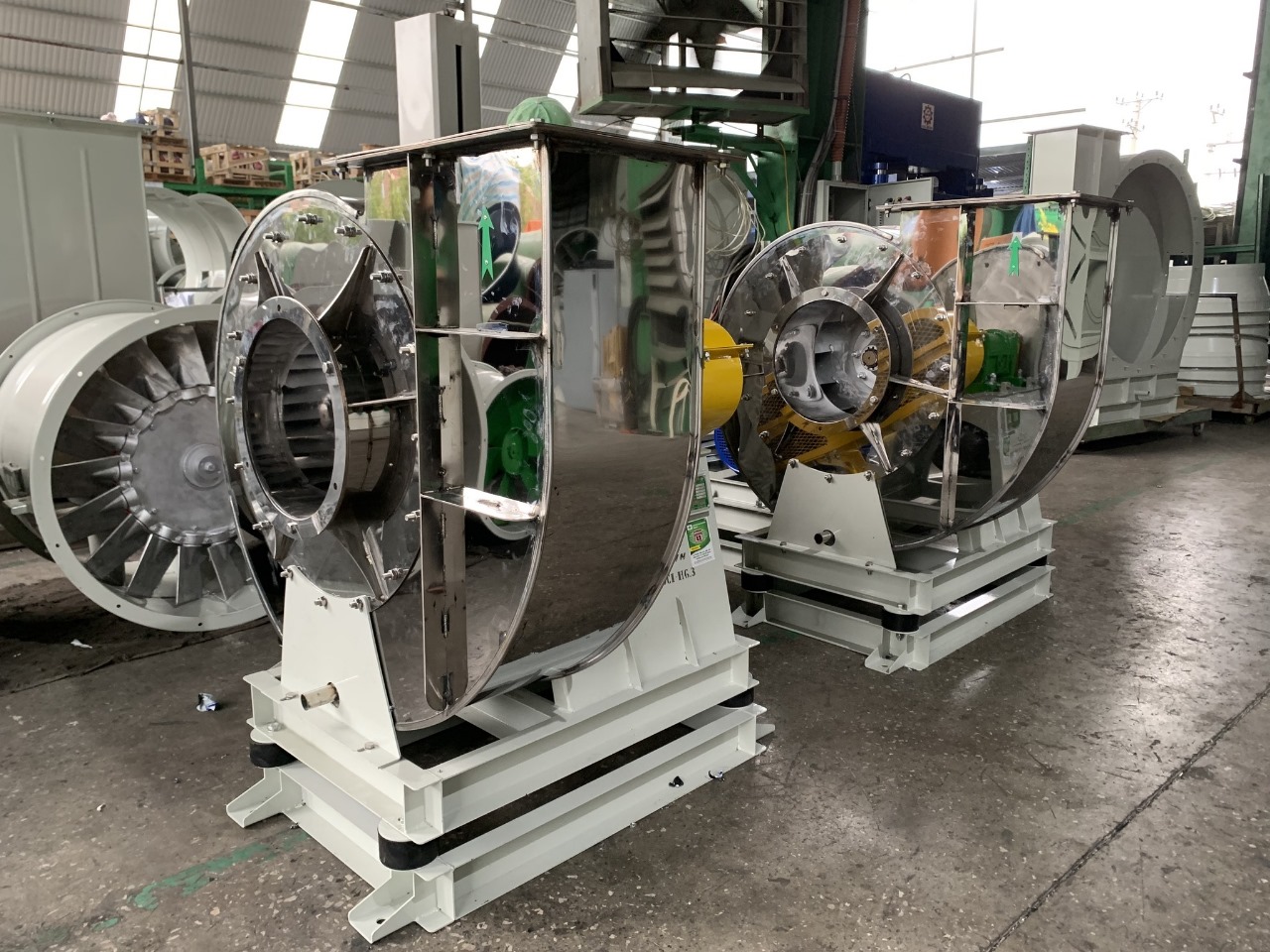 Representative image: industrial ventilation fan range from the company profile